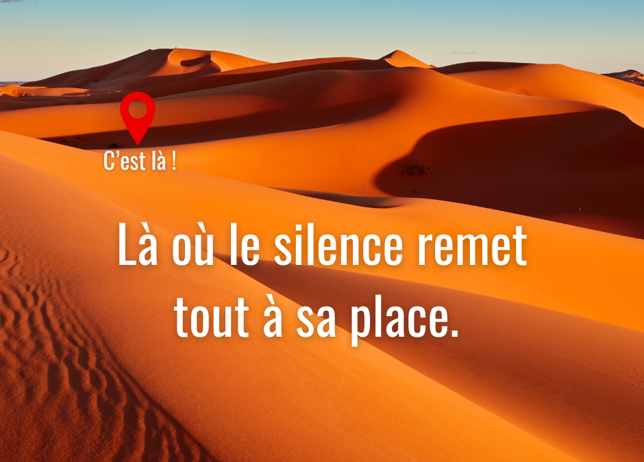 Marcher dans le désert